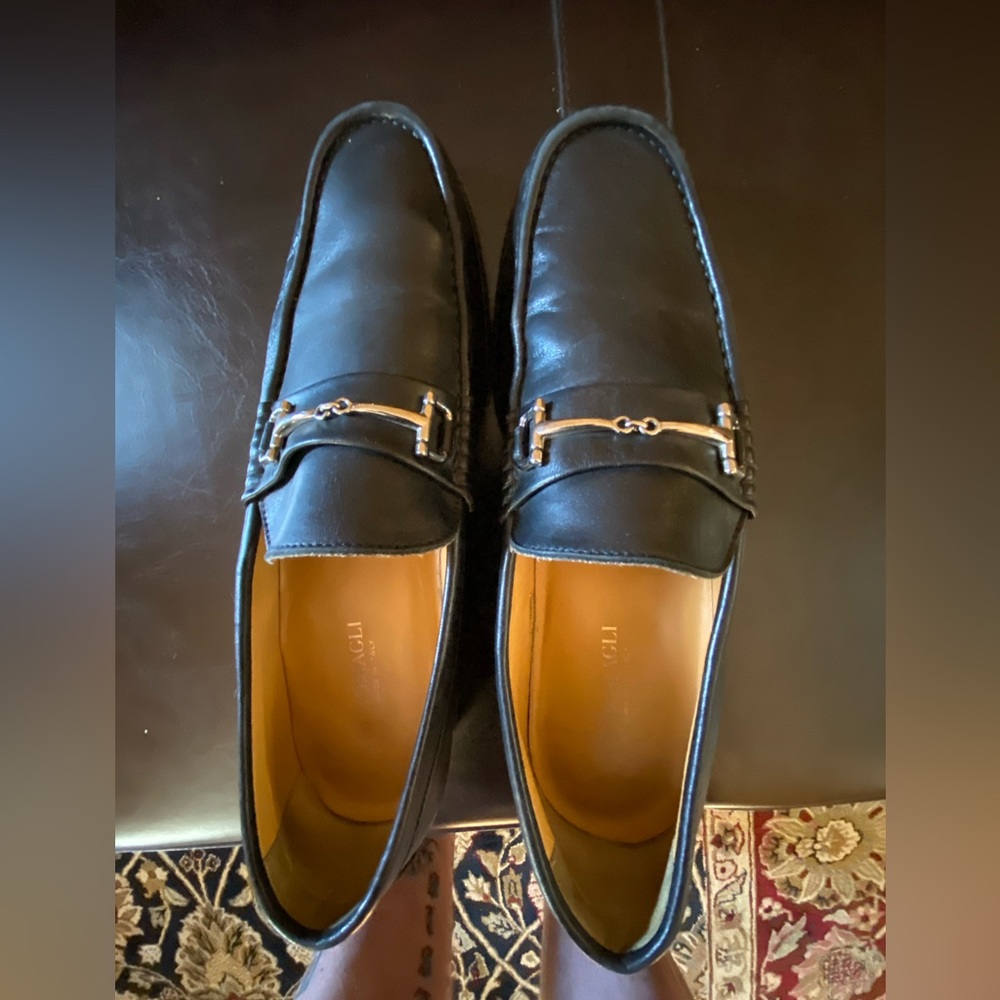 Bruno Magli Mens Handmade Leather Shoes
